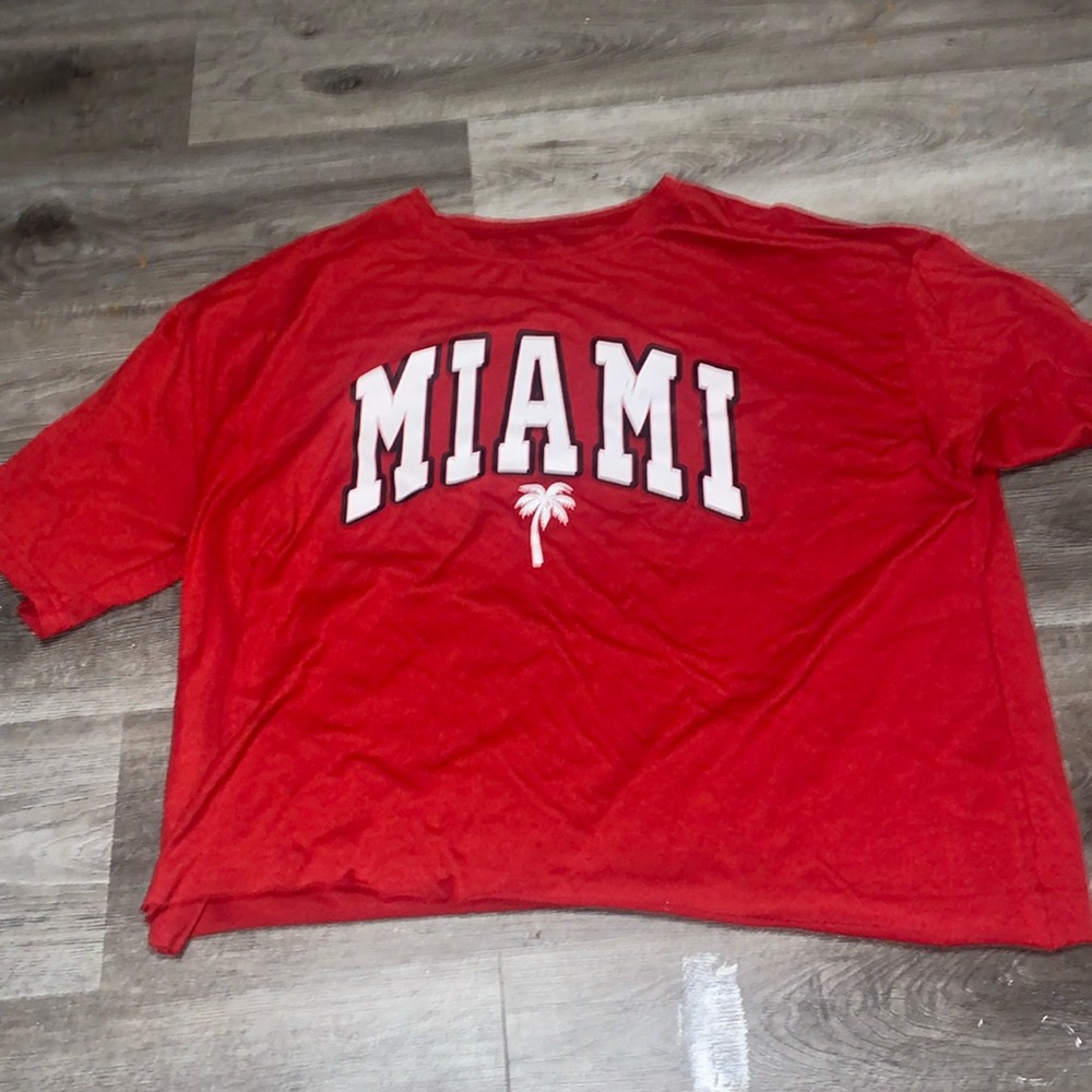 red miami shirt